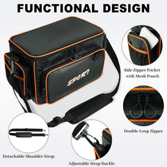 Fishing Tackle Bags, Tackle Box Organizer Gear Storage Bag, Freshwater or Saltwa