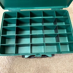 Plano Tournament Boat Box Tackle Craft Storage Double Level Compartments 17x11x5