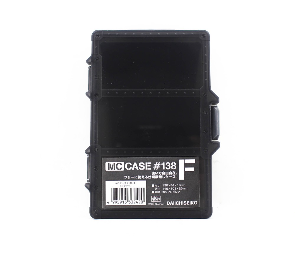 Daiichi #33242 MC Case #138F Free 146 x 103 x 25 mm Black (2420)