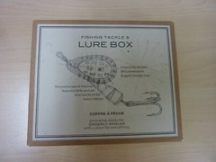 FISHING TACKLE & LURE BOX 12 COMPARTMENT 5″X4″X1 1/2″ FILLED WITH HOOKS SINKER