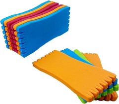 Pack of 10 EVA Foam Fishing Leader Line Organizer Wallet – Tangle-Free Solution