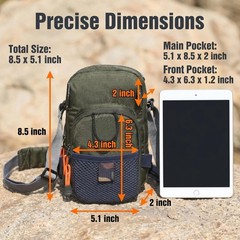 Lightweight Fly Fishing Chest Pack Tackle Storage Pouch Waist Bag Gear Trap