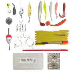 Rigged and Ready Fish Rig One Size, rig travel fishing box + tackle