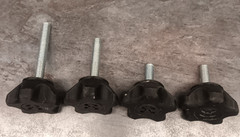 25mm x 6mm Working Length, Chair, Seatbox adjuster knobs