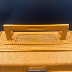 Vintage Fenwick 3.5 Wide Body Orange Fishing Tackle Box Storage Box Fishing