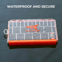 Waterproof Tackle Box 3600 2 Pack– Fishing Lure Storage Organizer w/ Adjustable