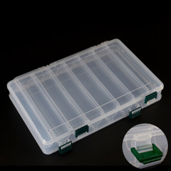 Fishing Lure Organizer Case Double Sided Hook Bait Accessories Storage Container
