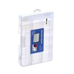 Fishing Tackle Boxes, Transparent Fish Tackle Storage with Adjustable Divider…
