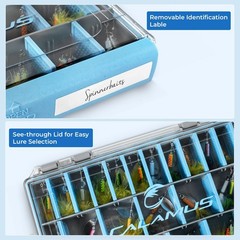 DryVault Waterproof Tackle Box, Sturdy 3600 Tackle Trays, Fishing Tackle Box …