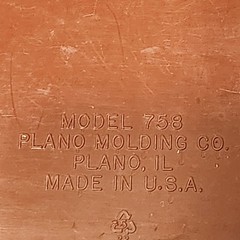 Vintage Plano 758 Large 4 Drawer Tackle Box Tan & Brown Made in USA – NOS