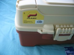 1 NEW Plano Model PLA000337 Fishing 2 Tray Tackle Box with new brass lock R3
