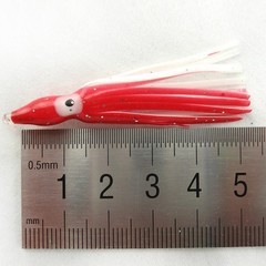 50pcs/100pcs for OCTOPUS Squid Skirt Lures Bait Hoochies Saltwater Fishing Lure