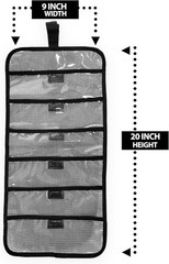 Efficient 2-Piece 20″ x 9″ Lure Bag Set with Mesh Design for Tackle Organization