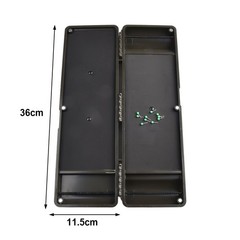 Cable Box for Secure Storage of Fishing Rigs Dark Army Green Color (34 5cm)