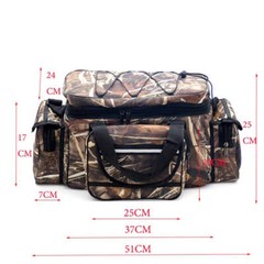 50*30*25cm Waterproof Fishing Bag Nylon Large Capacity Multi-Purpose Fishing Tac
