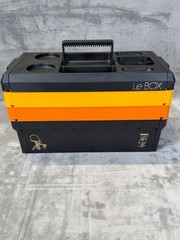 Vintage Le Box Norca Fishing Tackle Box Multi Color W/ Trays Excellent Condition