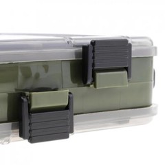 Double Side 14 Compartments Fishing Lure Box Tackle accessories Storage Case
