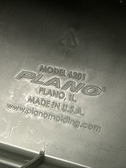 Plano Model 6201 One Tray Fishing Tackle Box – Made In USA Lightweight