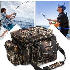 Fishing Tackle Bag for Saltwater or Freshwater, Water-Resistant 3600 Tackle B…