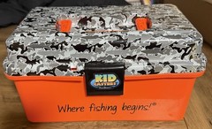 Kids Fishing Tackle Box Outdoor Lake River Camping