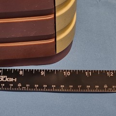 Vintage Plano 758 Large 4 Drawer Tackle Box Tan & Brown Made in USA – NOS