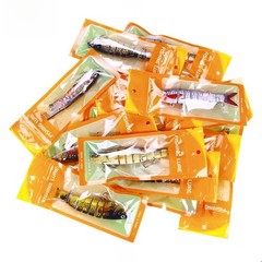Sinking Minnow Lure 13.5cm 18g Multi-Segmented Jointed Bait for Outdoor Fishing