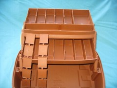 1 NEW Plano Model PLA000337 Fishing 2 Tray Tackle Box with new brass lock R3