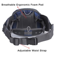 Fly Fishing Chest Pack – Convertible Waist/Hip Bag, Tackle Storage Organizer bag