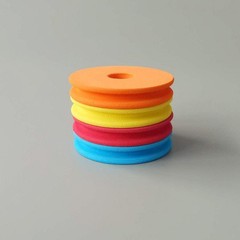 1 Set Fishing Rigging Foam Eva Spools Reusable Line Storage Assorted Colors