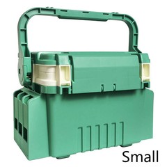 Portable Fishing Tackle Box Multi-Compartment Bait Storage Rod Holder