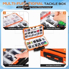 449PCS Fishing Tackle Kit with Waterproof Box – Ultimate Gear for Men