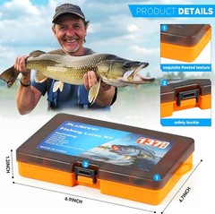 137Pcs Fishing Lures Tackle Box Kit Bass Freshwater Gift for Men 2024 Crankbaits