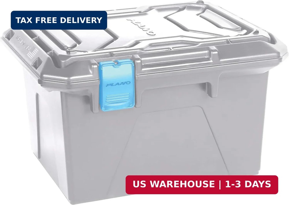 HD Marine Box Gray Blue ABS LATCHES