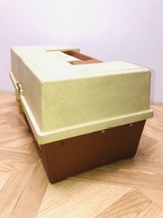 Plano Molding Co. Model 2200 2 Tray Tackle Box Vintage Fishing Gear