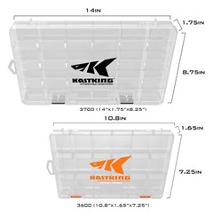 KastKing Tackle Box 2 / 4 Packs Tackle Trays Plastic Storage Box for Fishing US