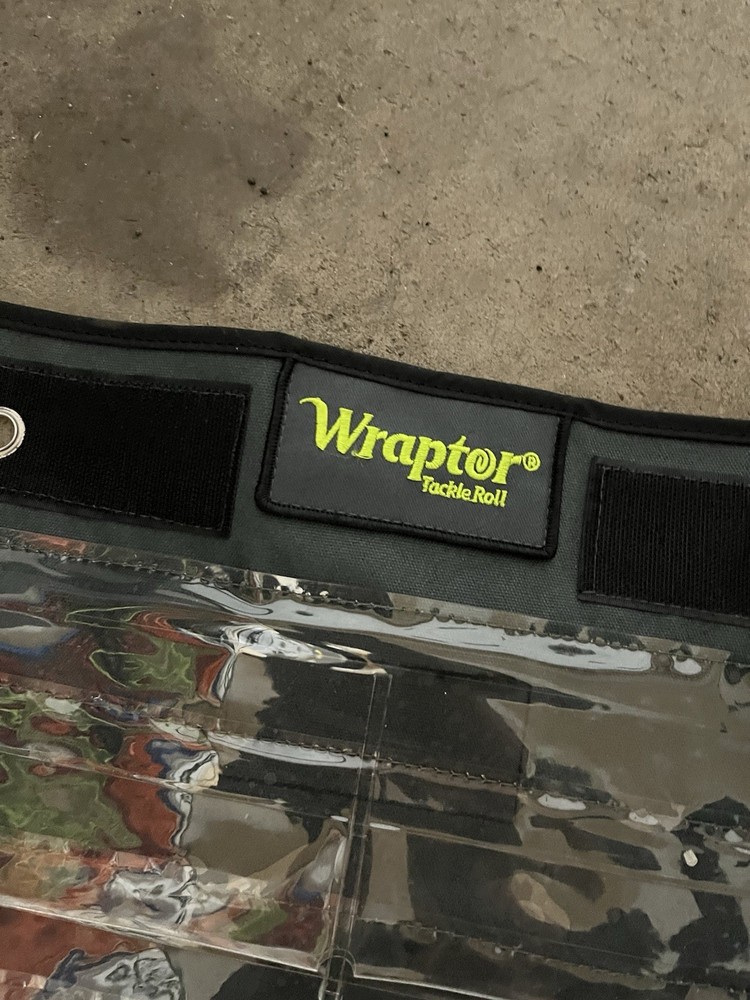 Wraptor Tackle Roll Lot Of 5 Fishing Soft Plastic Storage!!!