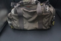 Cabela’s Premium Fishing Bag Carry All Tackle Box Camo W/Fishing Supplies!