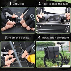 MRSXXNTY 【2PCS】 20L Bike Panniers Bike Bag for Bicycles Panniers B
