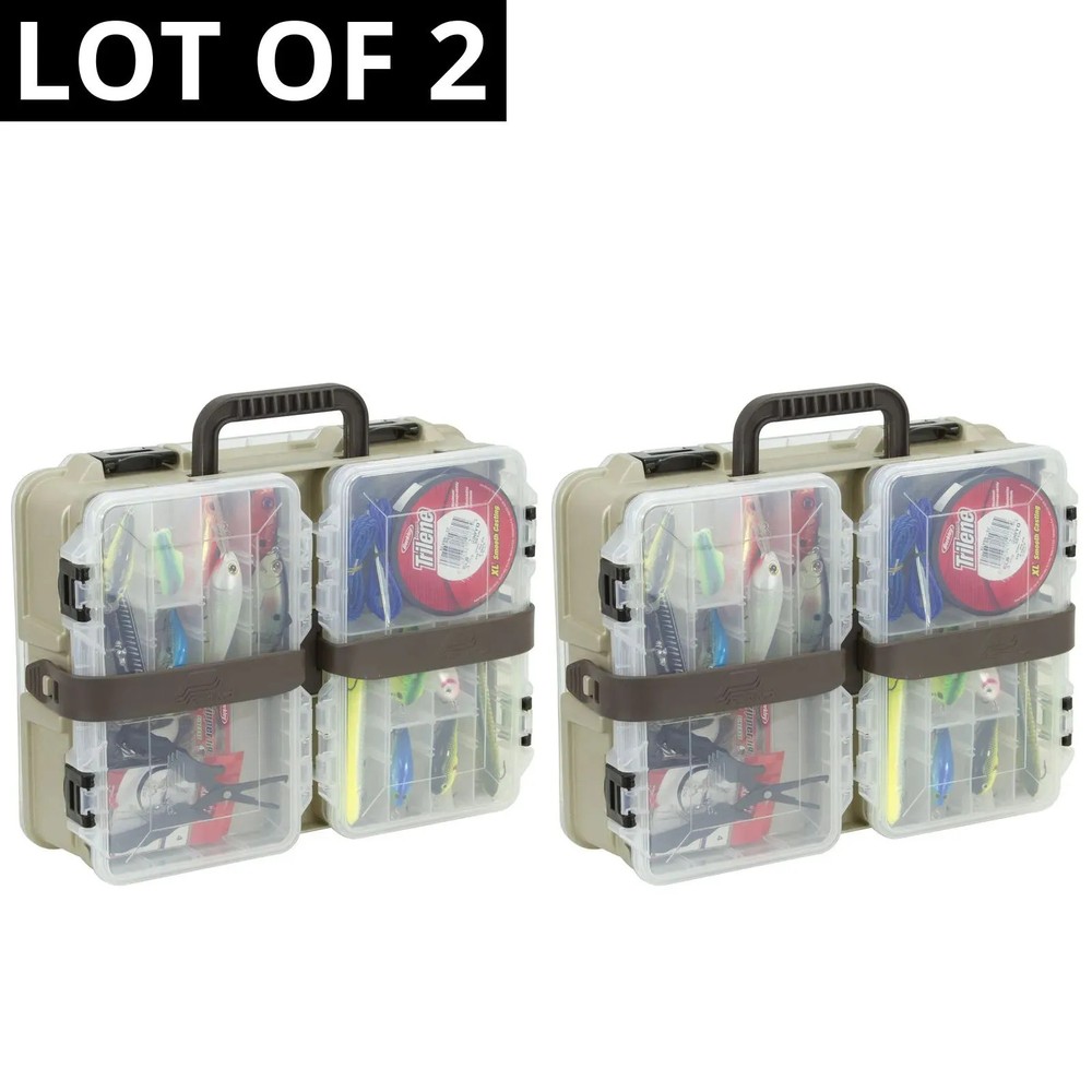 Plano 1123-00 Flex ‘N’ Go Satchel Tan/Brown LOT OF 2