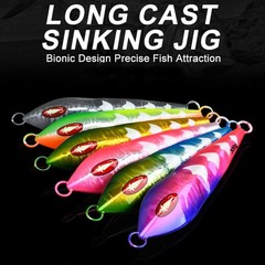 Long Cast Slow Pitch Sinking Jig Spoon 100g 150g for Surface Layer Fishing