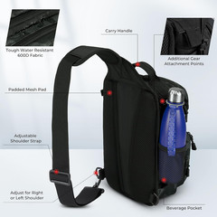 Blowbak Tactical Sling Tackle Bag-Lightweight Fishing Backpack Storge Fishing Ge