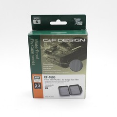 C &F Design Waterproof Fly Box Case. CF-1600. S-Size. Made in Japan.