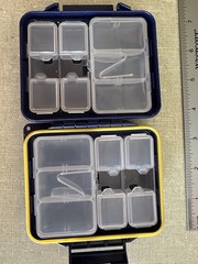 Meiho AKIOKUN FB-470 Waterproof Navy Fly Box 20 Compartments