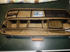 L.L. Bean Fly Fishing Travel Bag 34” x 8” Olive Green Beautiful