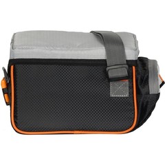 Tackle Bag W/ Trays Carrying Handle Easy-access Mesh Pocket Polyester Gray