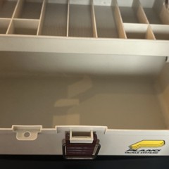 VINTAGE Plano Tackle Box Model 3200- 2 Tier Fold Out Tray Fishing Made in USA