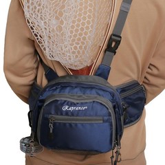 Raprance Fly Fishing Waist Pack with Adjustable Waist Strap, Multi Pocket Fal…
