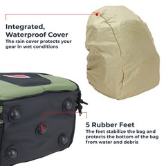 Osage River Ultimate Fishing Backpack Night Fish Light Medium Bag w Tackle Boxes