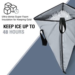 48-Hour Insulated Fish Cooler Bag – Portable & Keeps Fish Ice-Cold