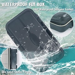 Fly Fishing Box: Waterproof, Lightweight & Holds 363 Flies Efficiently